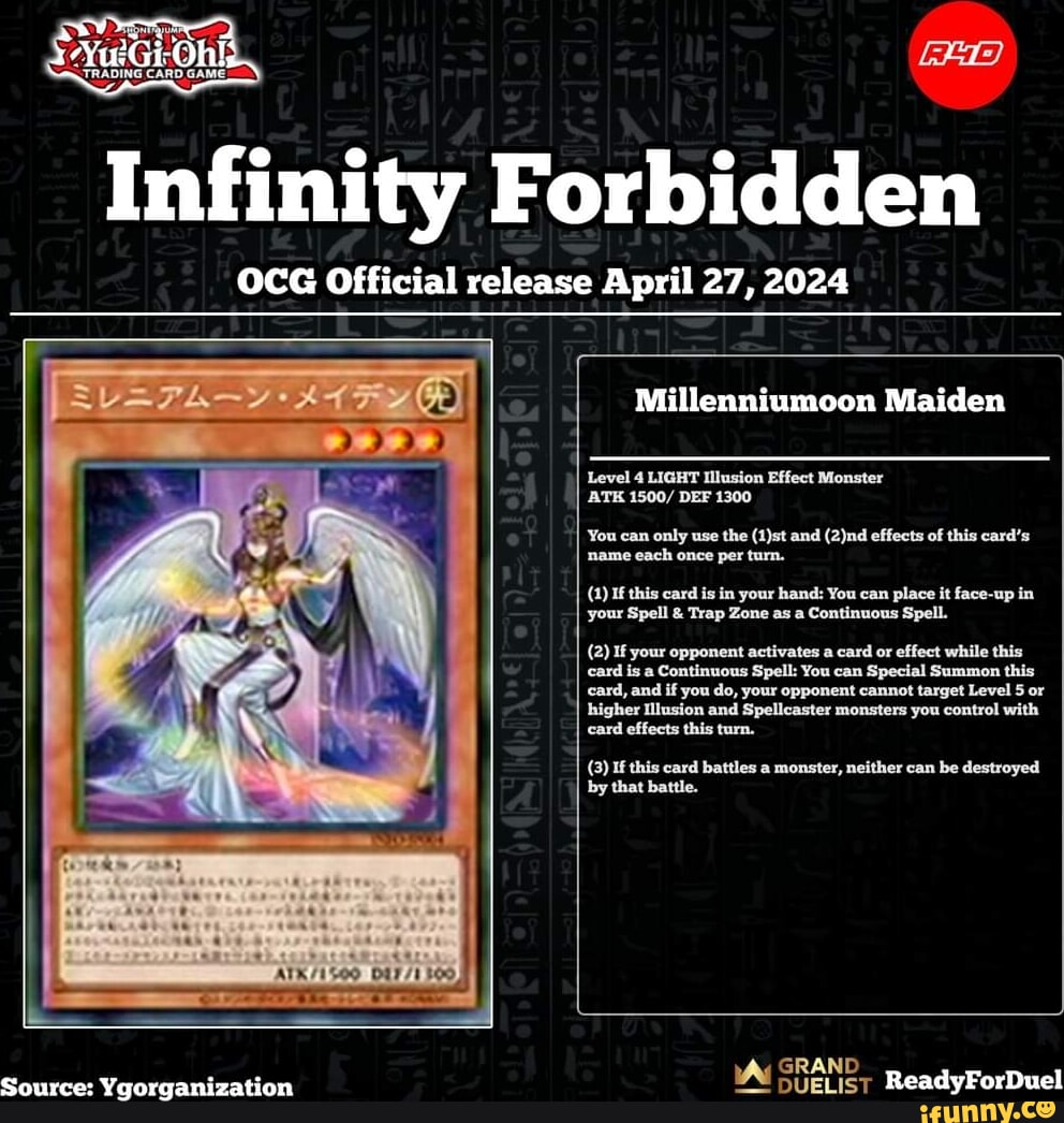 YGOrganization  Infinite Forbidden's “Dark Magician” & “Gold