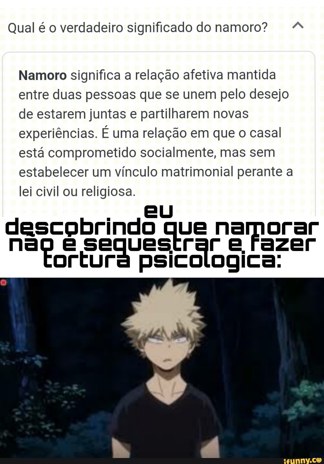 Qual é o verdadeiro significado do namoro? Namoro significa a relação ...