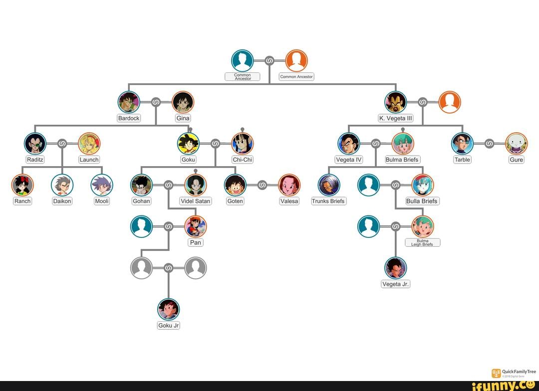 goku jr family tree