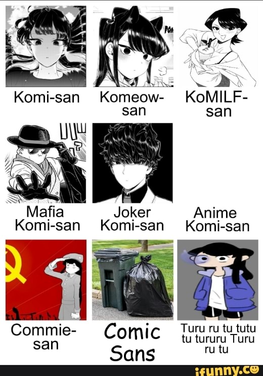 Komi-san vira Comunista pro Google Tradutor