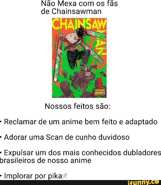 Chainsaw Man: confira a lista de dubladores do anime