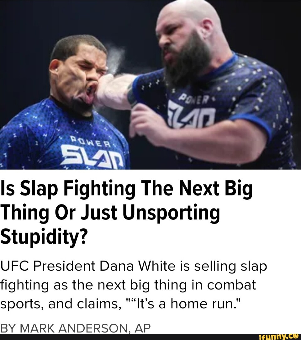 Slap fighting: The next big thing, or unsporting stupidity?