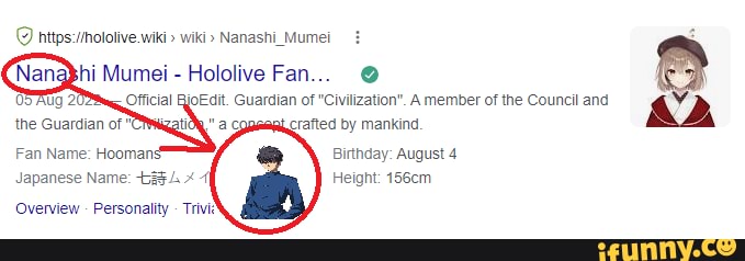 Nanashi Mumei - Hololive Fan Wiki