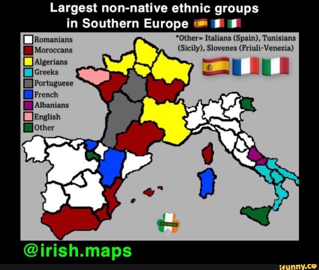 large european ethnicities map