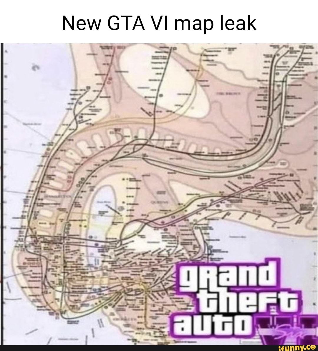 New GTA VI map leak gRand - iFunny Brazil