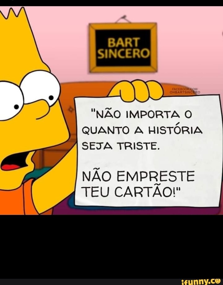 Bart mais triste - iFunny Brazil