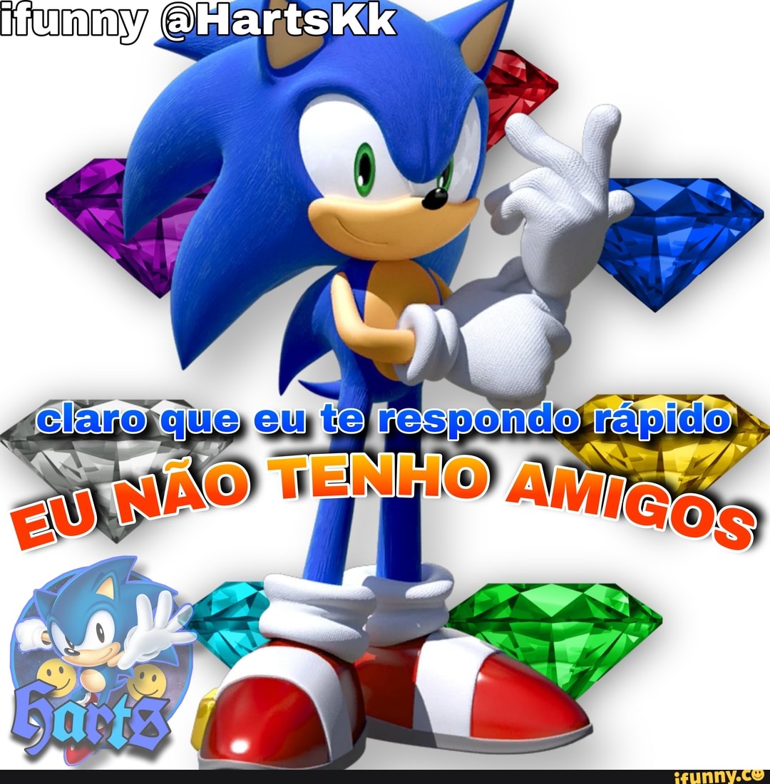 Eu quero que vocês fazem memes com este Sonic triste