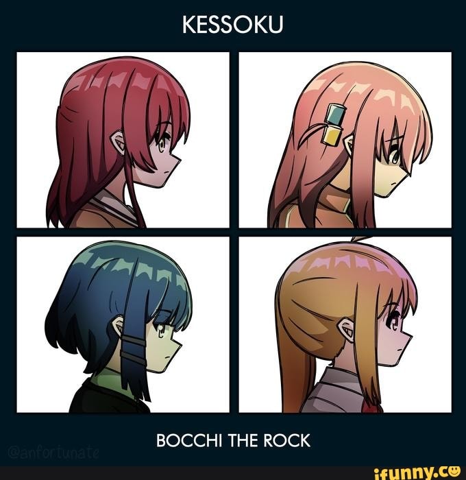 KESSOKU BOCCHI THE ROCK - iFunny Brazil