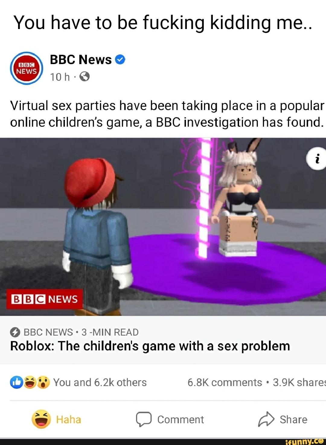 Roblox: The children's game with a sex problem