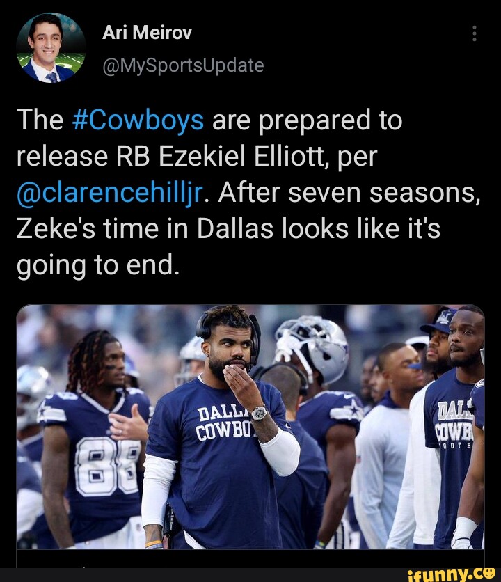 Cowboys releasing RB Ezekiel Elliott after seven seasons