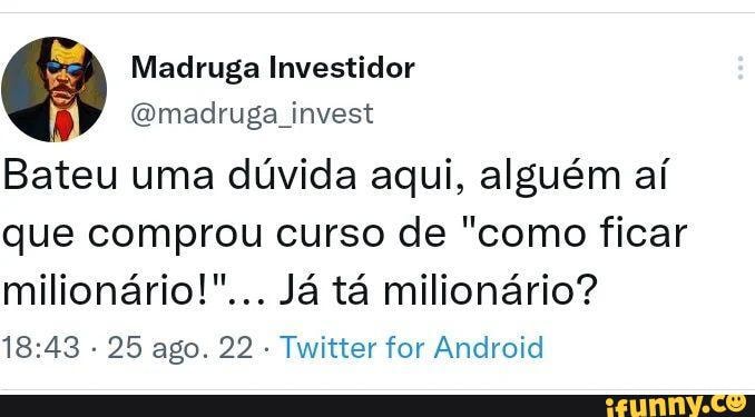 madruga_investidor ✔️Gostou desse conteúdo? 📊Então ajude-nos a