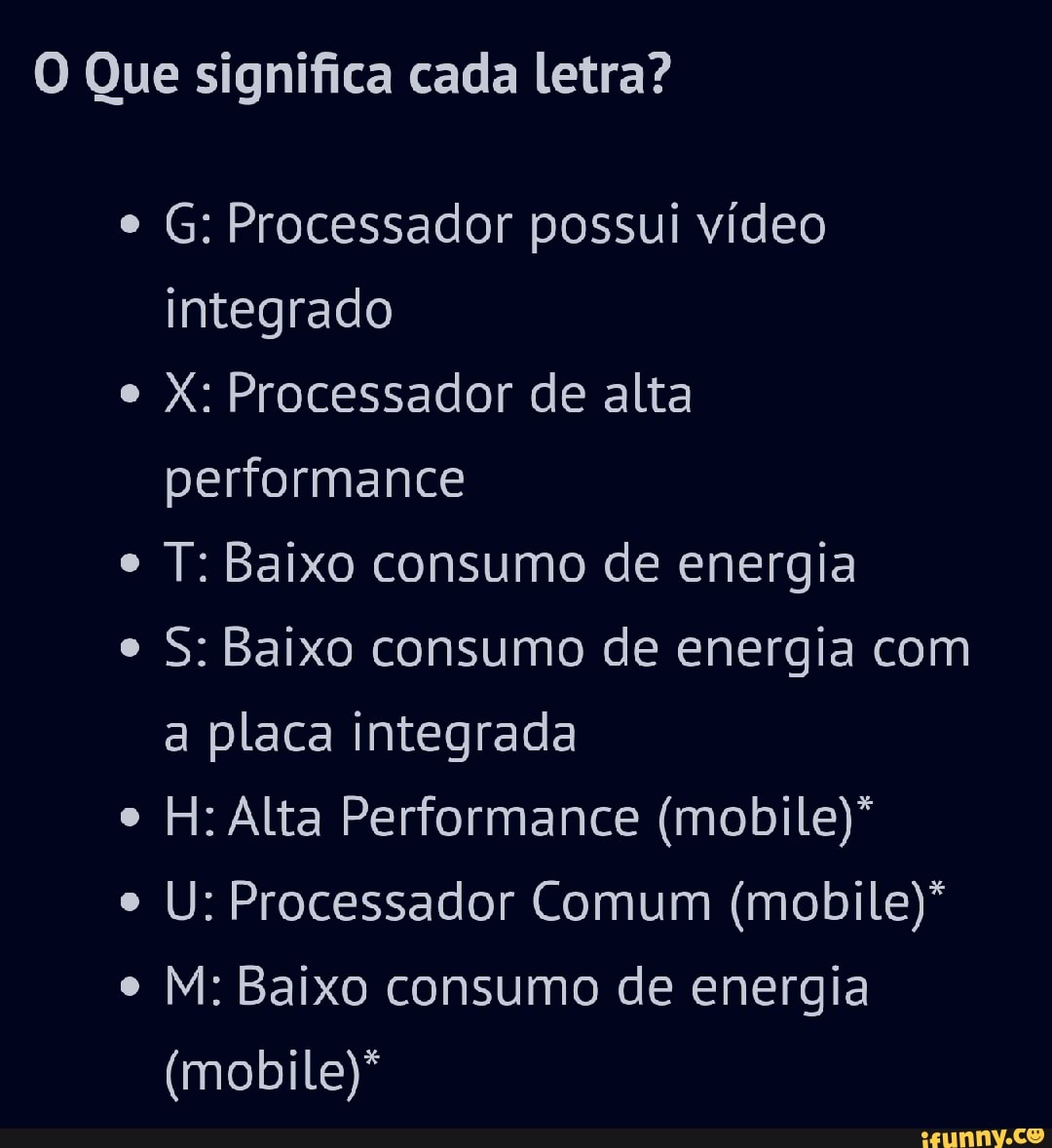 Entenda o significado das especificações técnicas dos processadores