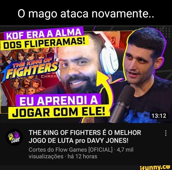 Estou procurando pessoas pra jogar The king of fighters 2002 ou ultimate mortal  Kombat 3 online jogo street fighter mas sou ruim. Se tiver interesse  comenta ai ES - iFunny Brazil