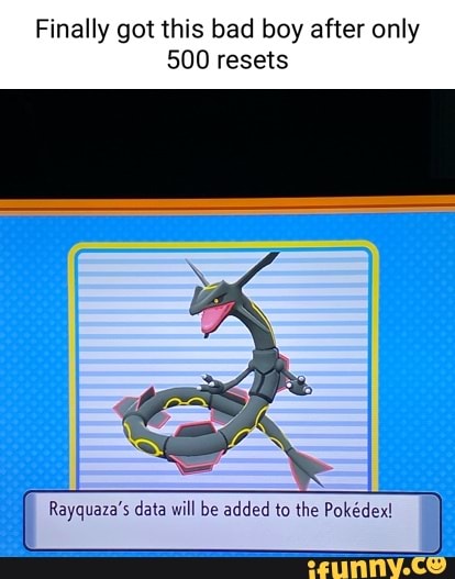 Rayquaza, Pokédex