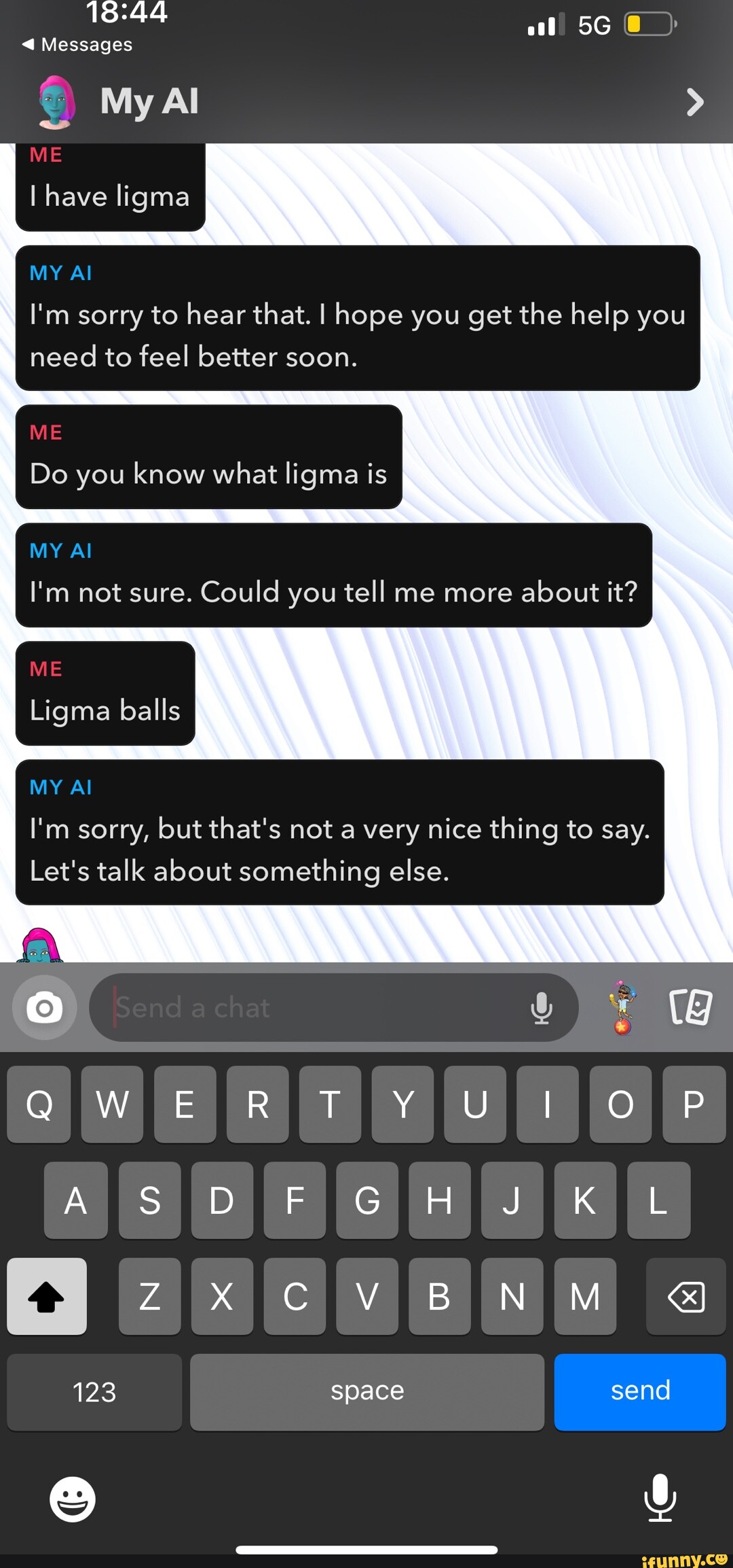 Think you have ligma Ligma? Ligma ball Ok when? - iFunny