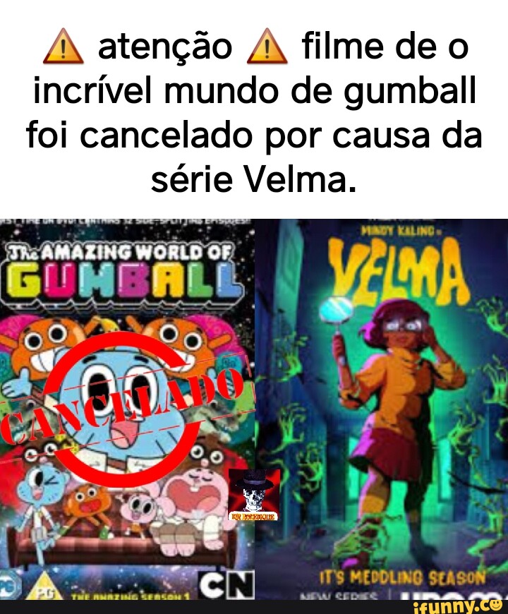 NOVO GUMBALL CANCELADO PRA TER VELMA SCOOBY !? (FILME FORA DO HBO MAX) 