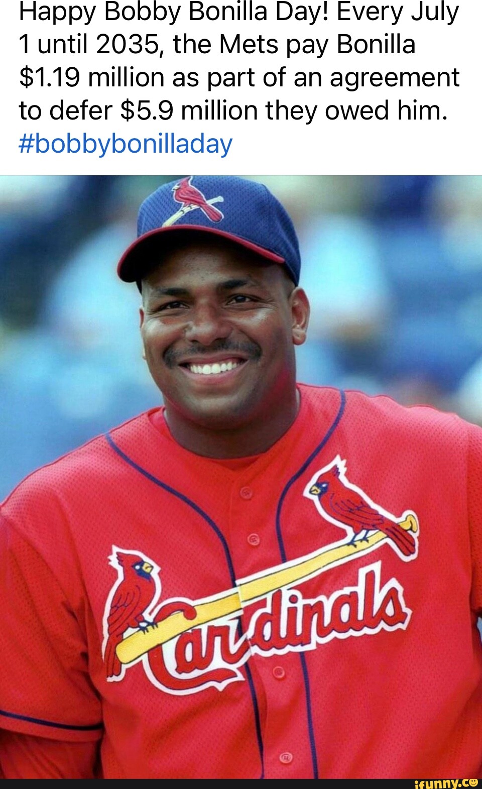 MEME] HAPPY BOBBY BONILLA DAY 2023! : r/buccos