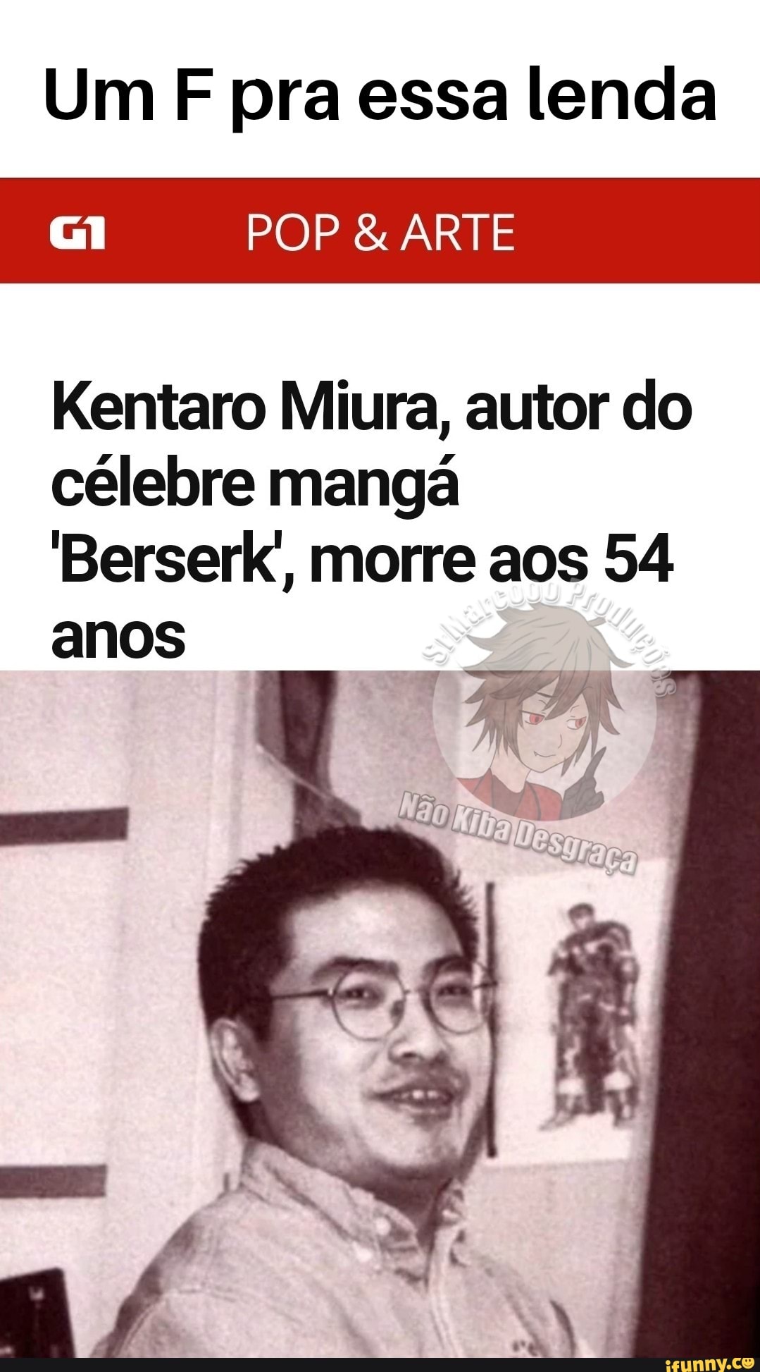 Kentaro Miura: Morre Autor do Mangá 'Berserk', aos 54
