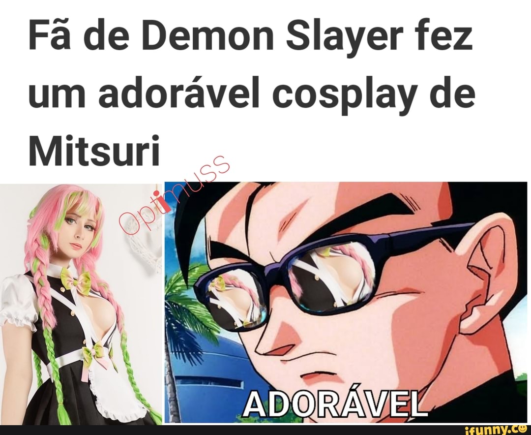 Fã de Demon Slayer fez um adorável cosplay de ADORÁVEL Mitsuri - iFunny  Brazil