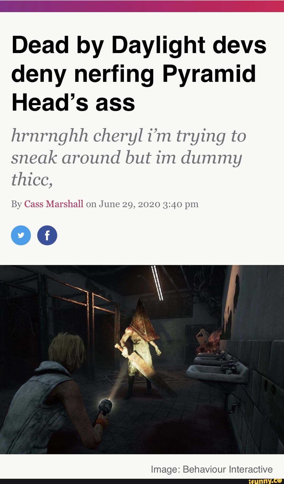 Dead by Daylight buffs Pyramid Head by giving him his ass back - Gayming  Magazine