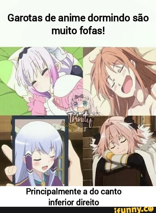 Personagens de anime dormindo são tão fofos - iFunny Brazil
