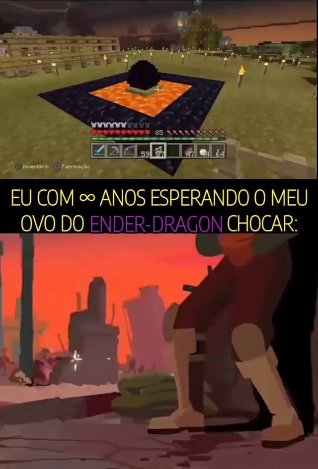 Esperando O Minecraft Ter Circulos - Meme 