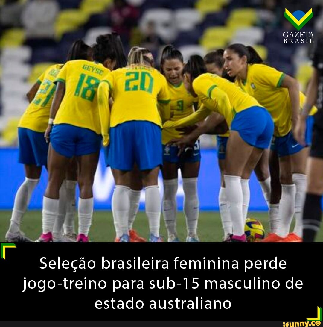 01/12/2023 - Treino Seleção Brasileira Feminina Sub15