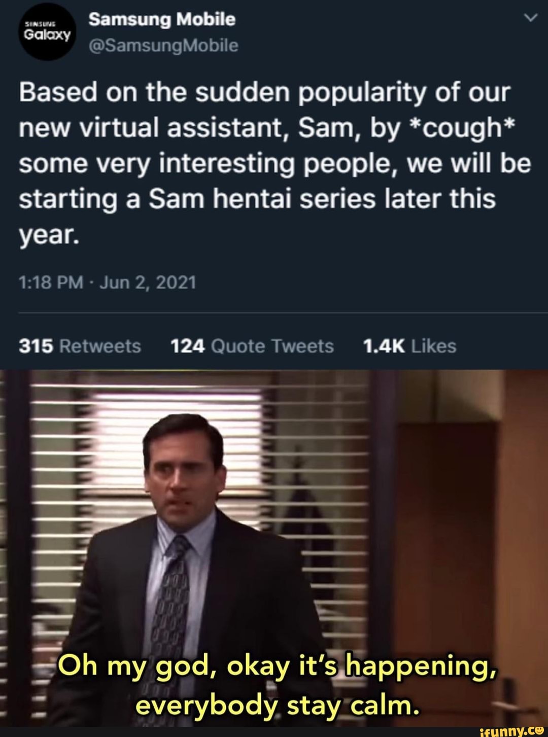 Know Your Meme - Samsung Sam: Sam, An Unofficial Virtual Assistant