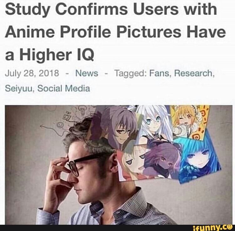 Why do so many people have anime profile pictures on social media