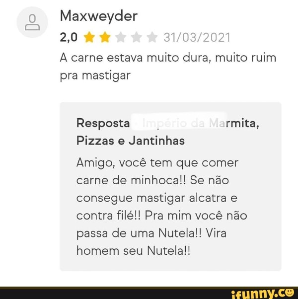 Mastiga para mim 