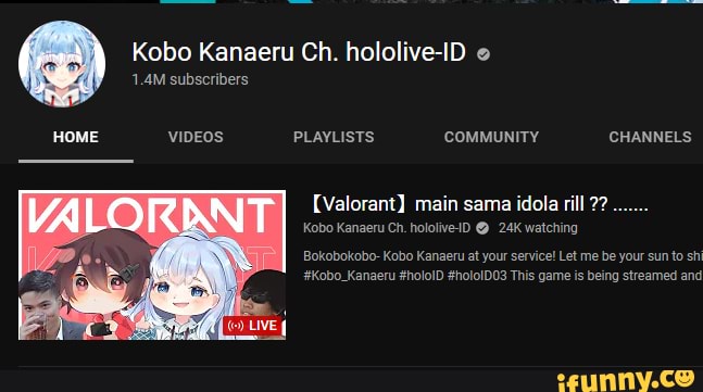 Kobo Kanaeru Ch. hololive-ID, Wikitubia