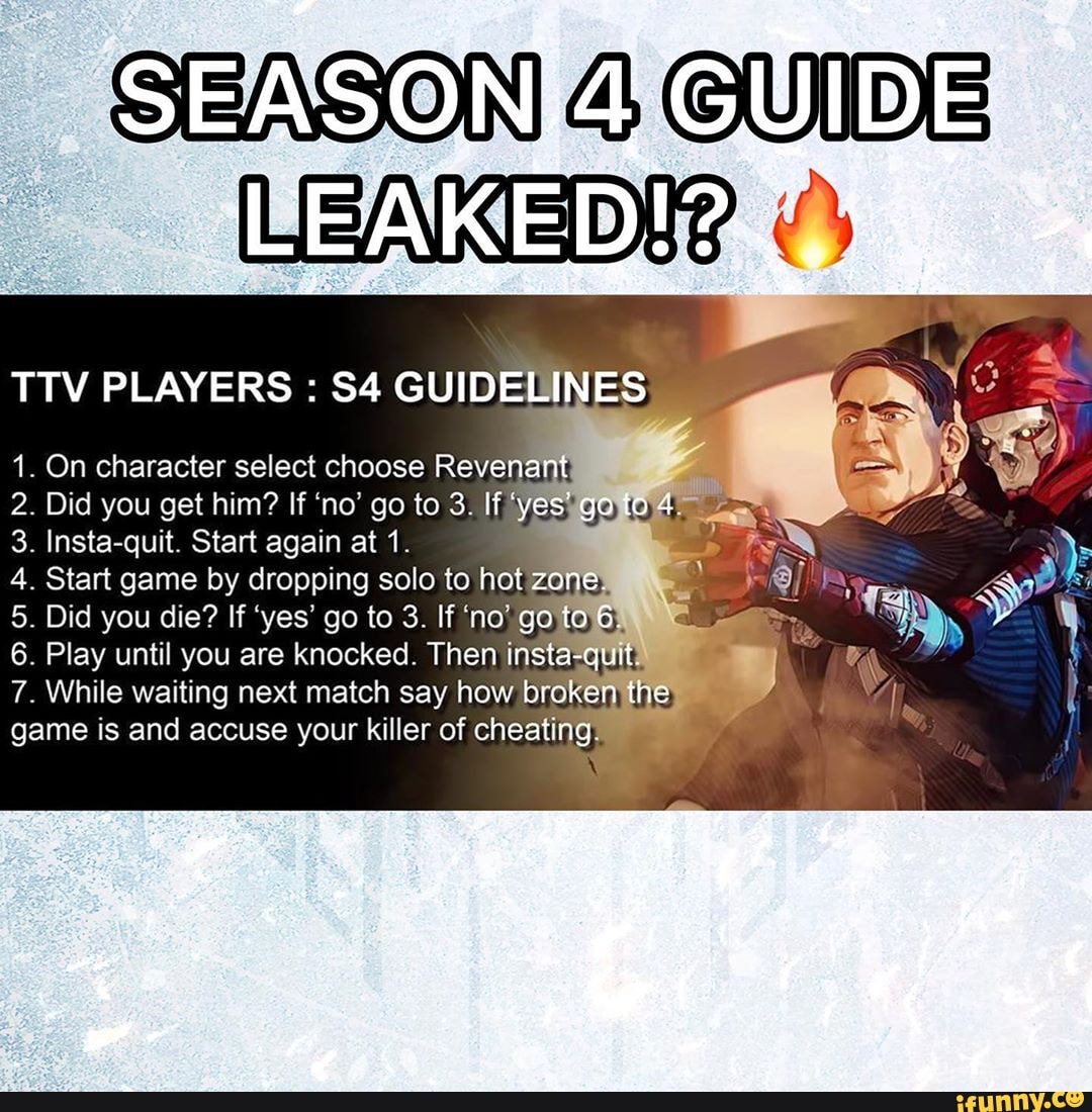 TTV PLAYERS GUIDEDIN 1. On character select choose Revenanty 2. Did