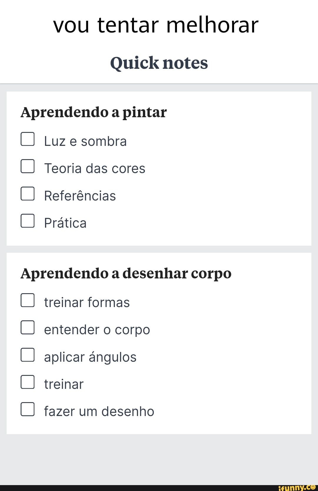 Dia 3 tentando aprender a desenhar. Criei um personagem Tentei umas poses  diferentes Deixe sua nota de 0-10 e alguma dica se puder - iFunny Brazil