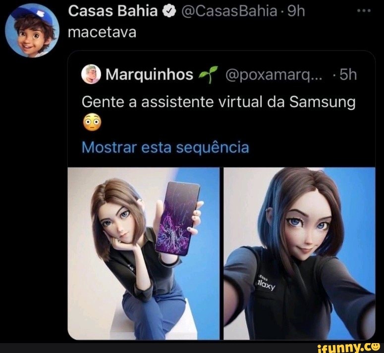 a nova assistente da Samsung..😳 