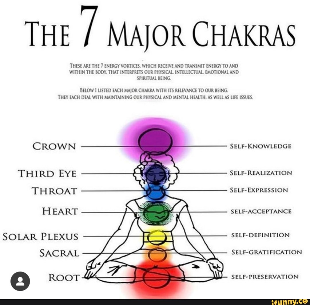 THE MAJOR CHAKRAS THESE ARE THE 7 ENERGY VORTICES. WHICH RECEIVE AND ...