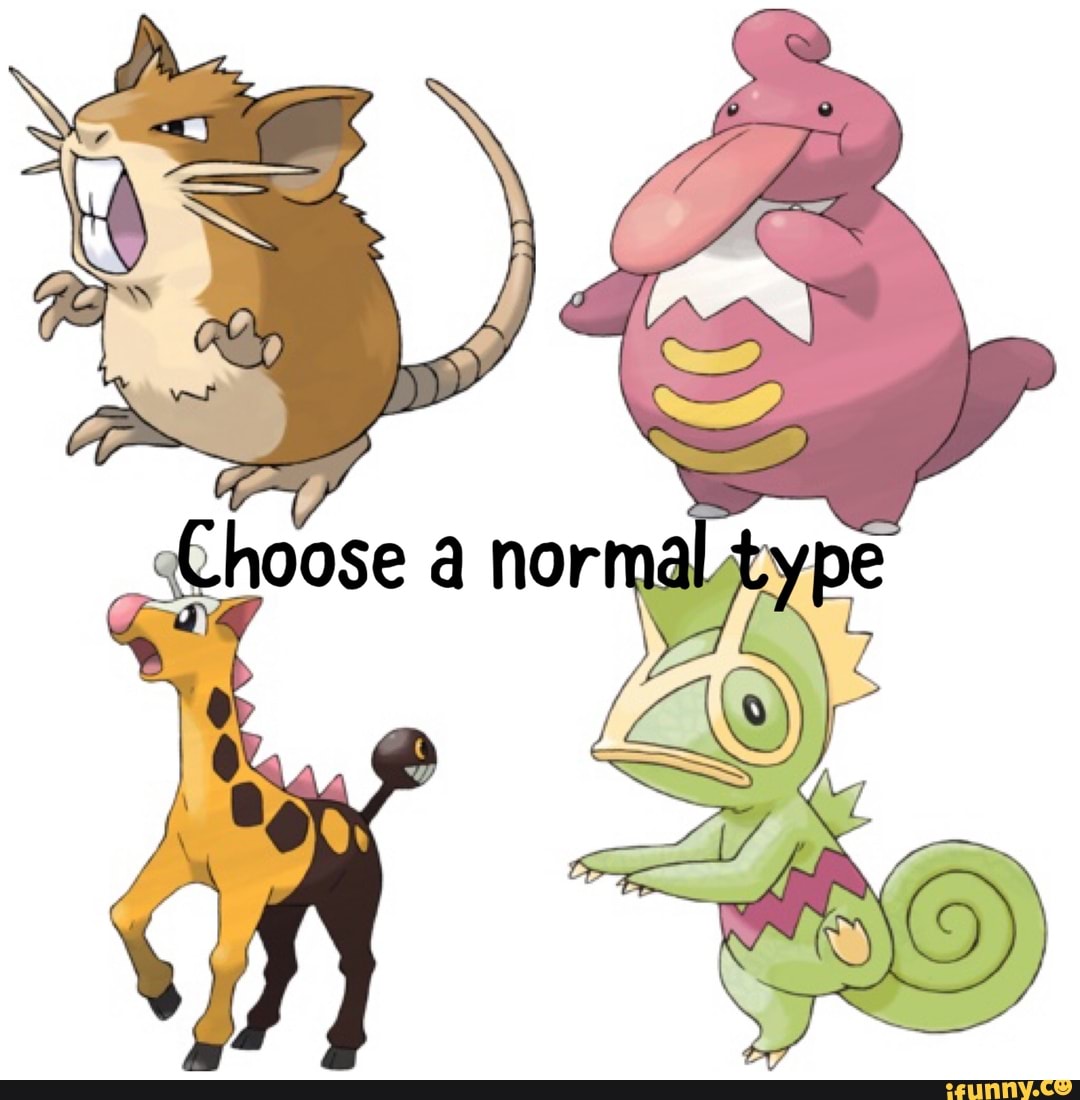 ◓ Pokémon do tipo Normal — Normal type