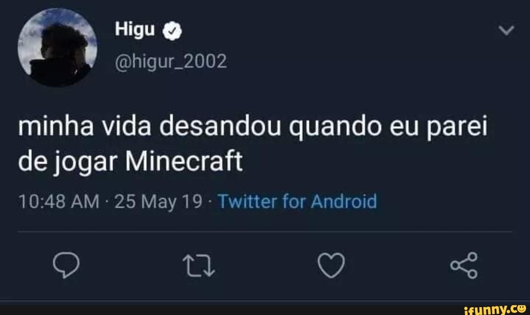 Minha vida de Minecraft