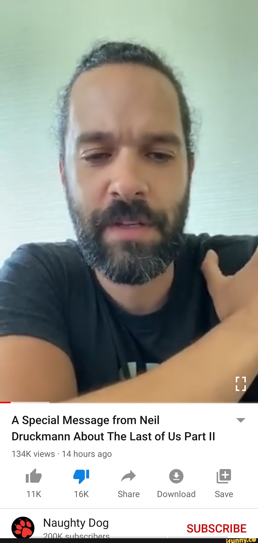 A Special Message from Neil Druckmann About The Last of Us Part