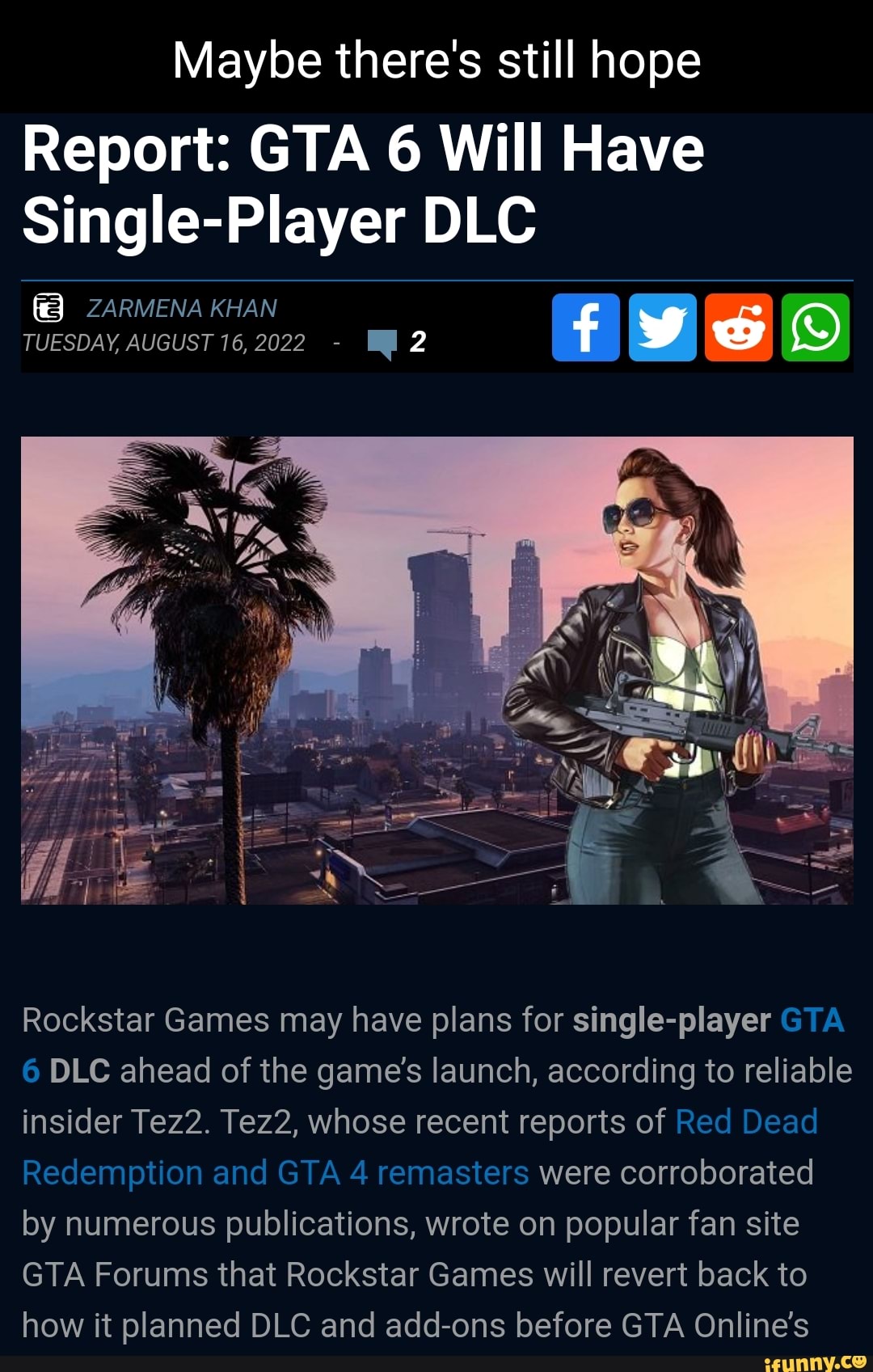 Rockstar's update today - GTA V - GTAForums