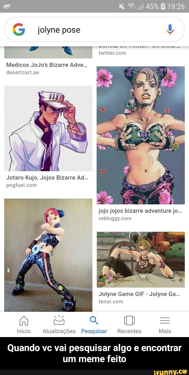 Meme Jojo, Jojo's Bizarre Adventure