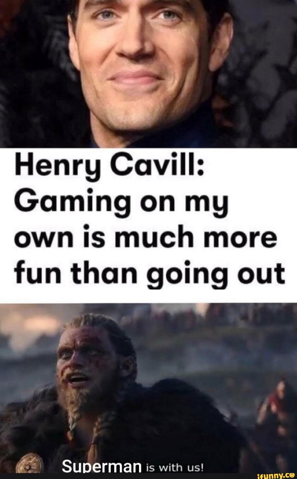 Henry Cavill: Gaming is much more fun than going out