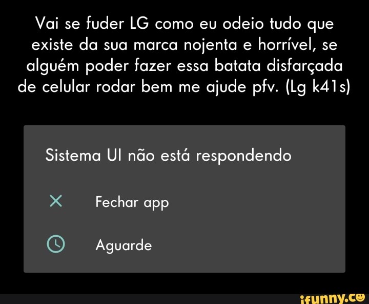 Roblox não esta respondendo celular COMO RESOLVER 