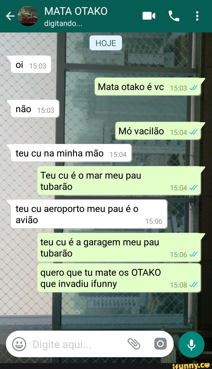 MATA OTAKO Teu cu é o mar meu pau teu cu aeroporto meu pau é o