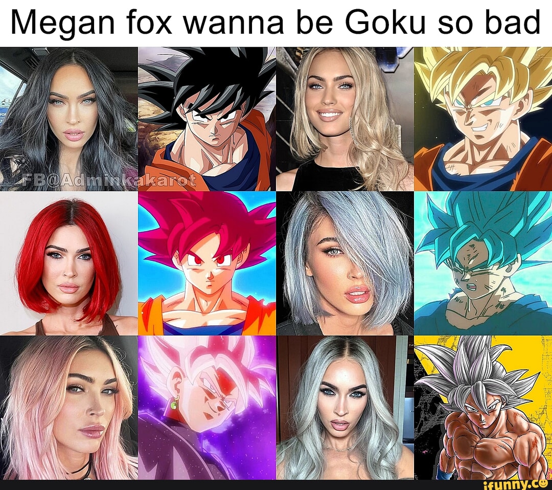 Megan fox wanna be Goku so ad - iFunny Brazil