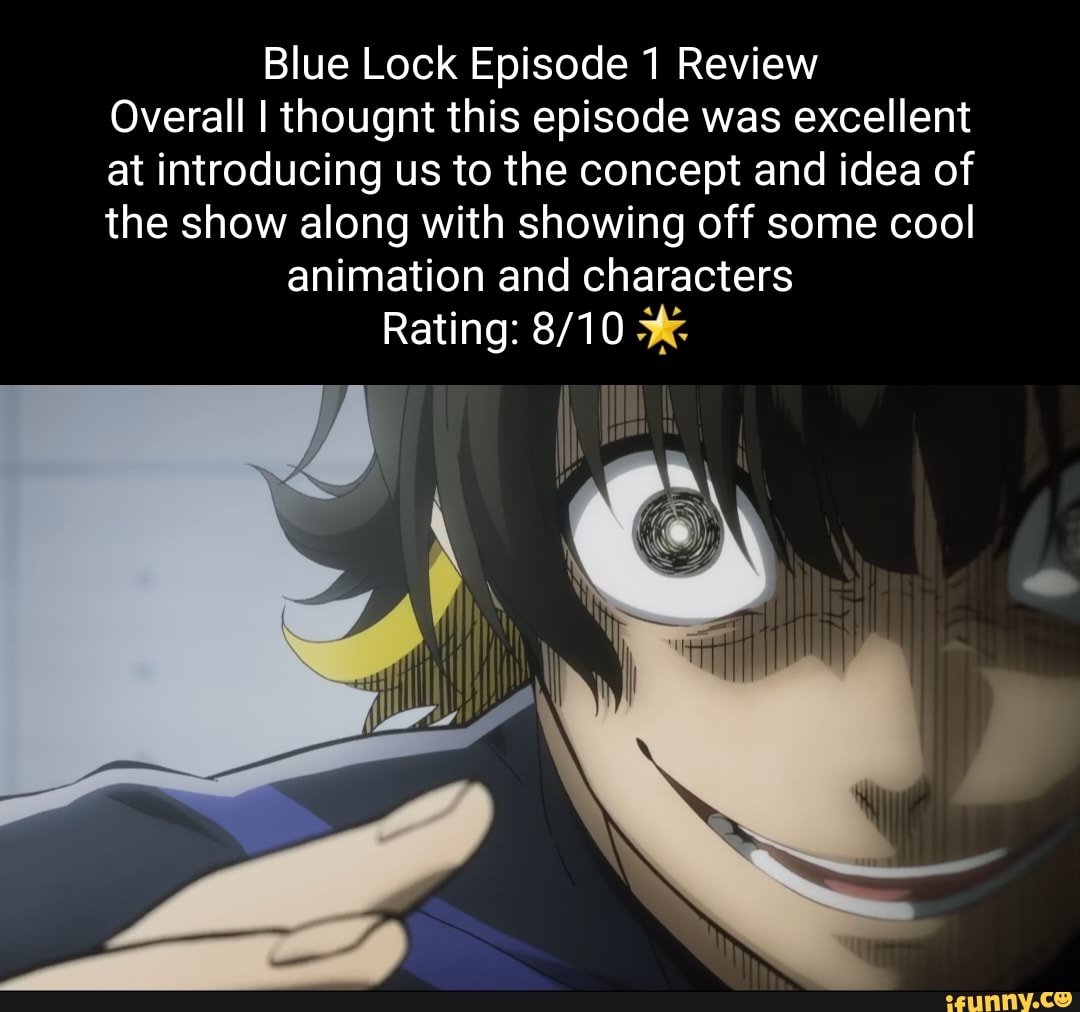 Blue Lock Episode 1, Review