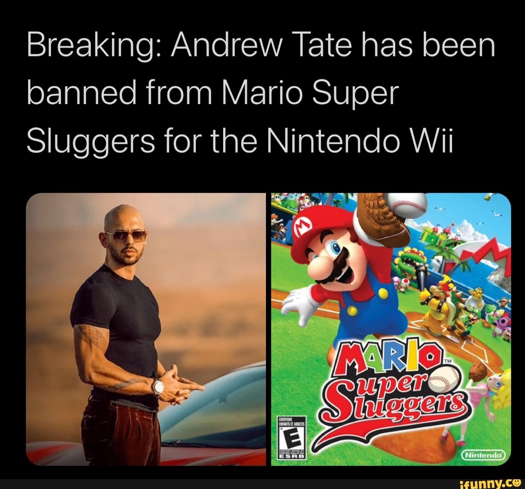 Major L - Steve Alvarez Brown SuperGT Andrew Tate has now officially been  banned from Gran Turismo 7 online multiplayer PM - 23 Aug 22 - Twitter for  Android - iFunny Brazil