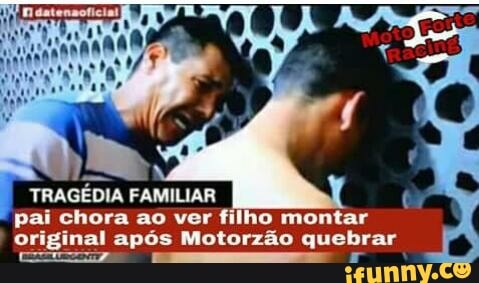 Trag Dia Familiar Pai Chora Ao Ver Filho Montar Original Ap S Motorz O