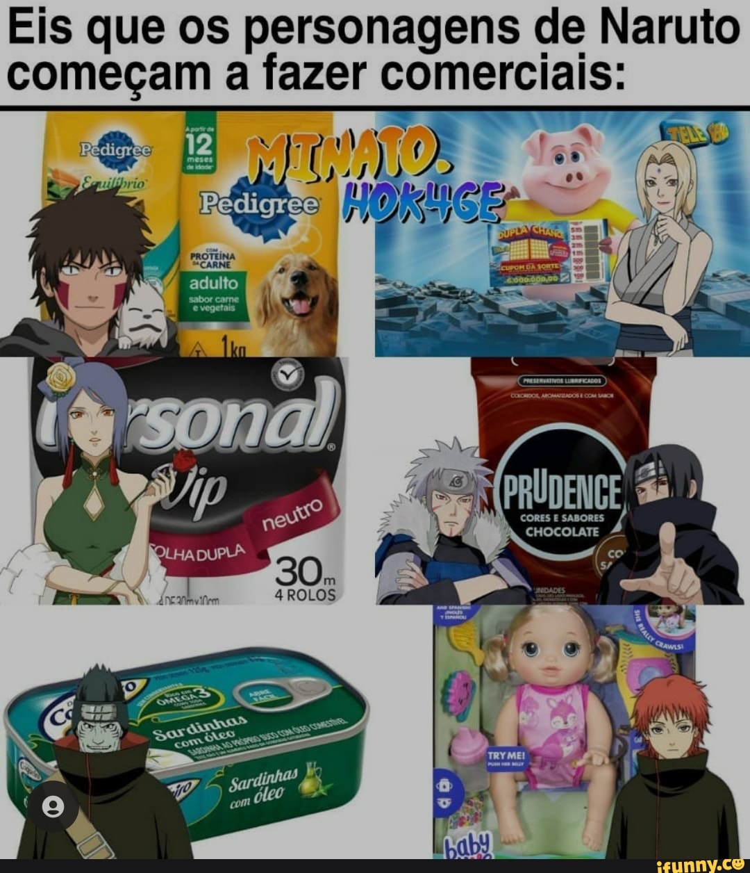 Personagens de Naruto e os seus disfarces irreconhecíveis - iFunny Brazil