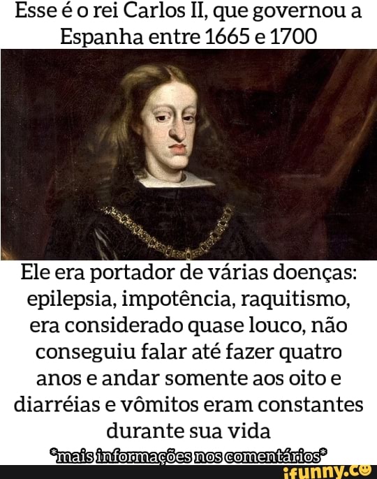 A maldição de Carlos II, O Enfeitiçado: aspartilglicosaminúria?