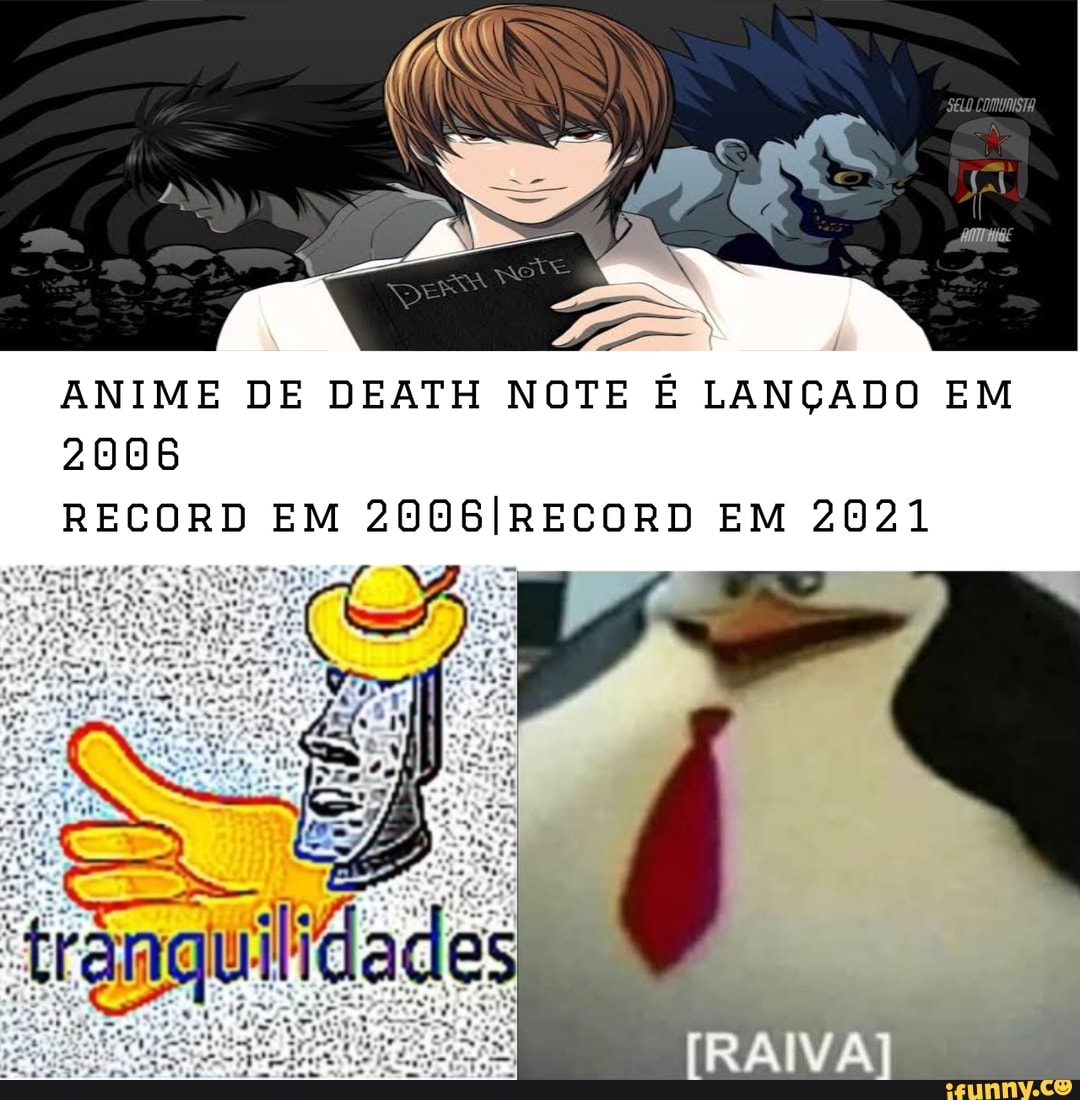 Pra você que não assistiu Death Note dublado, a risada do Light é assim: -  iFunny Brazil
